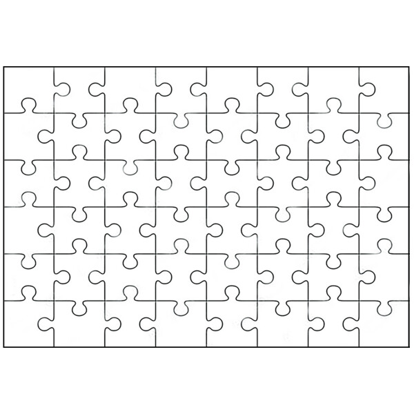 Puzzle A4 48 pezzi Crea T-shirt e Felpe