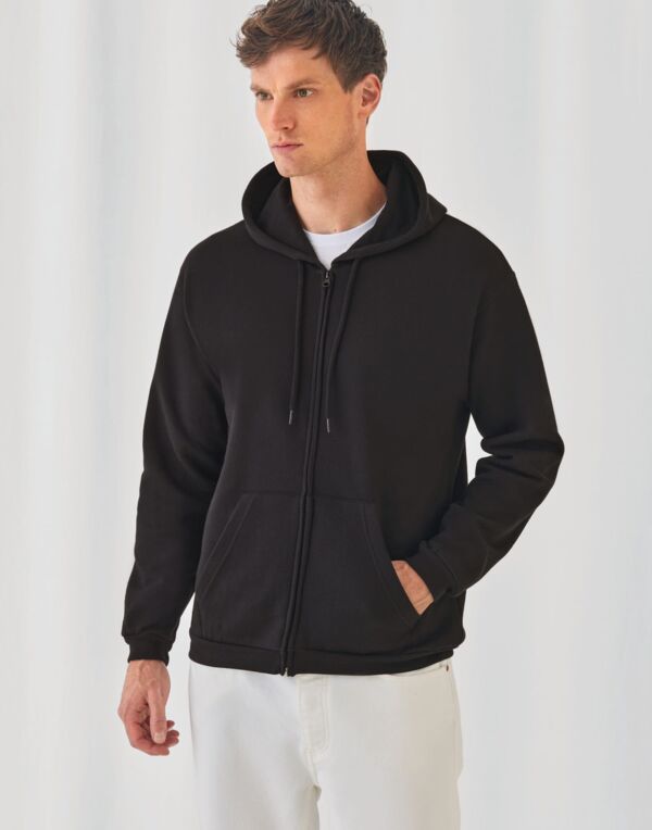 B&C Felpa Zip e Cappuccio Thumbnail