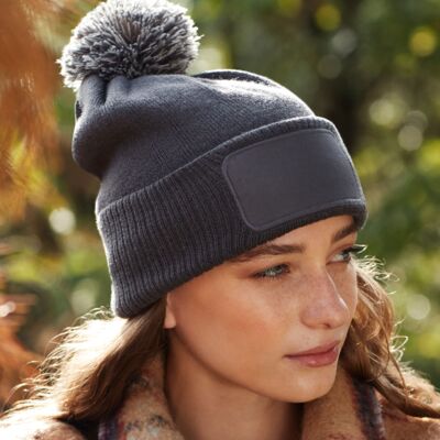 Beechfield Snowstar Patch Beanie B443 Thumbnail