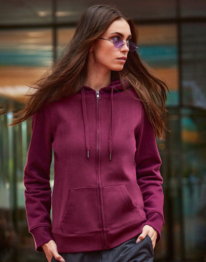 B&C Queen Zipped hooded WW03Q Thumbnail