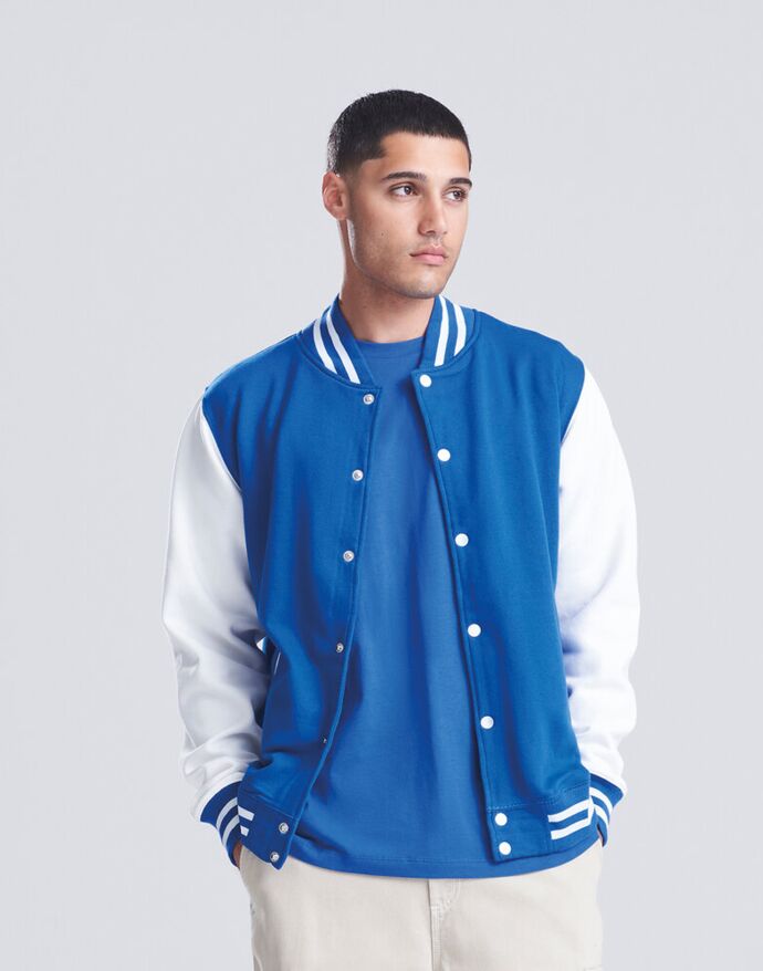 AWDis Varsity Jacket Unisex Thumbnail