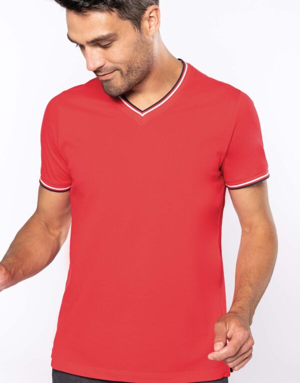 Kariban Piquè Contrast a V Thumbnail